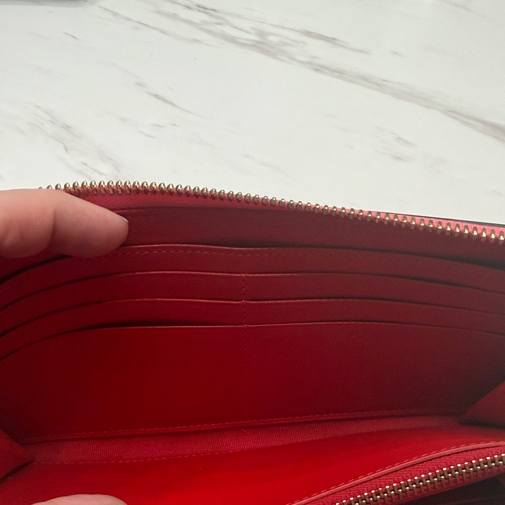 Christian Louboutin Studded Zip-Around Wallet - Pink - Picture 8 of 14